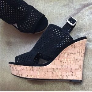 Black Steve Madden Wedges 8.5 - NEW